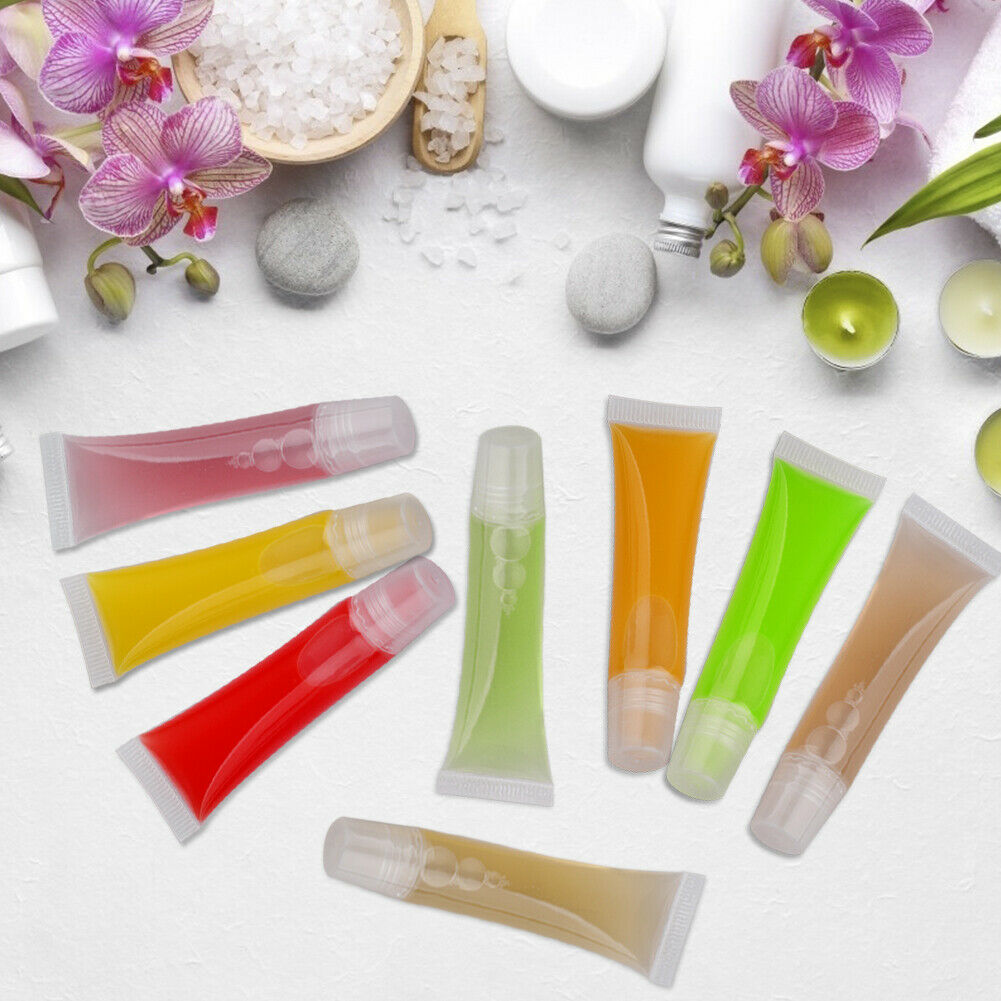 The 20pcs 8ml Empty Lipstick Tube Lip Balm Soft Tube Clear Lip Gloss Container
