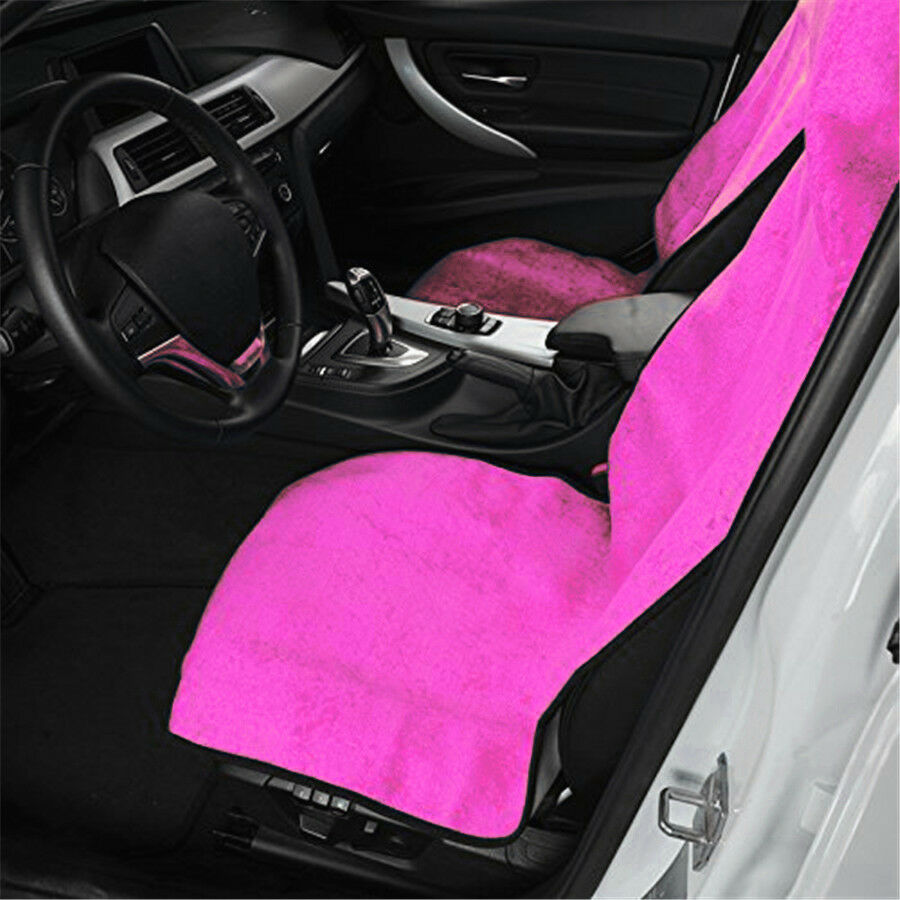 Pink Microfiber Sweat Towel Seat Mat for Fitness Beach Cushion Car Seat Pet Mat