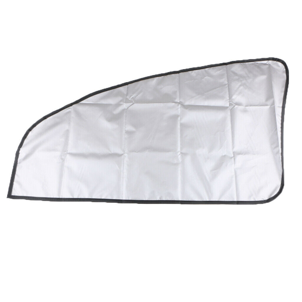 2 pairs of magnetic sun protection curtains with double sides for sloping