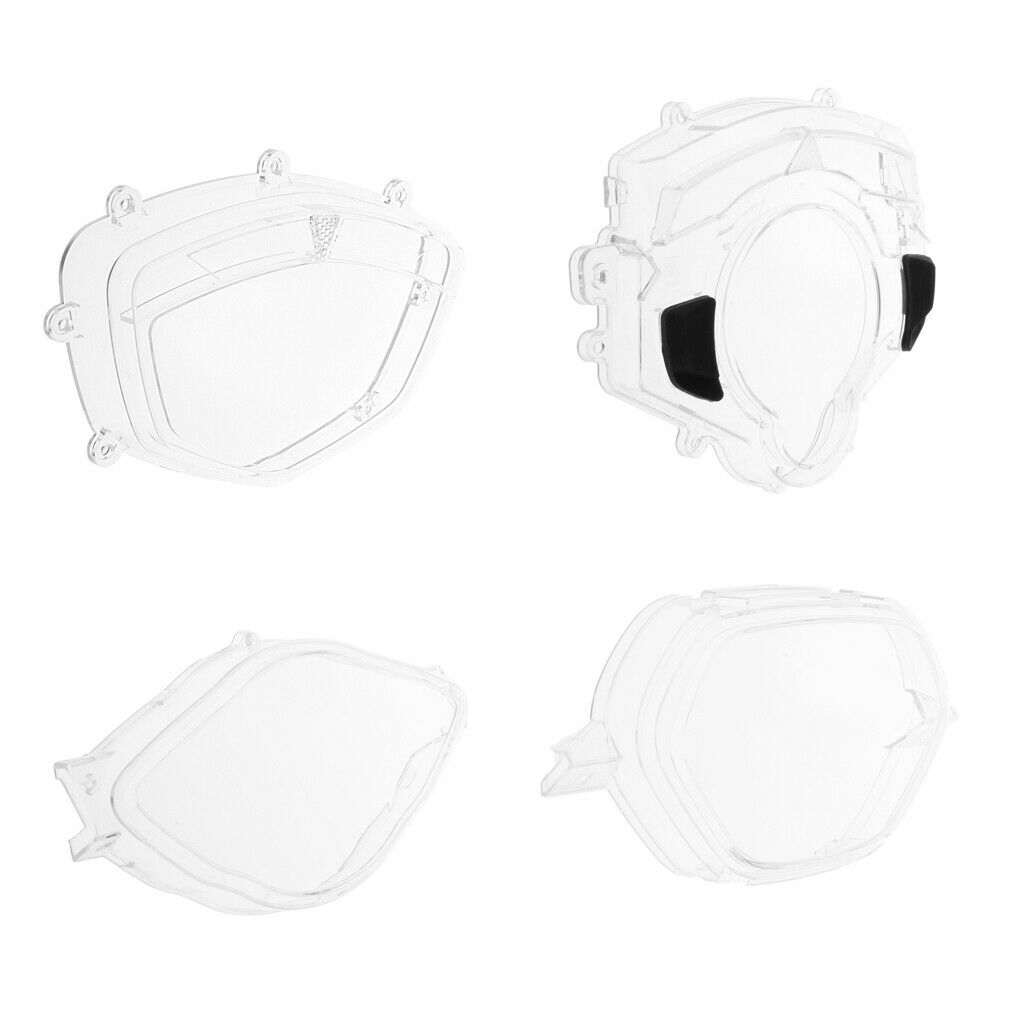 Motorbike Cluster Gauge Clear Cover Lens Protective ABS for Yamaha LC 135