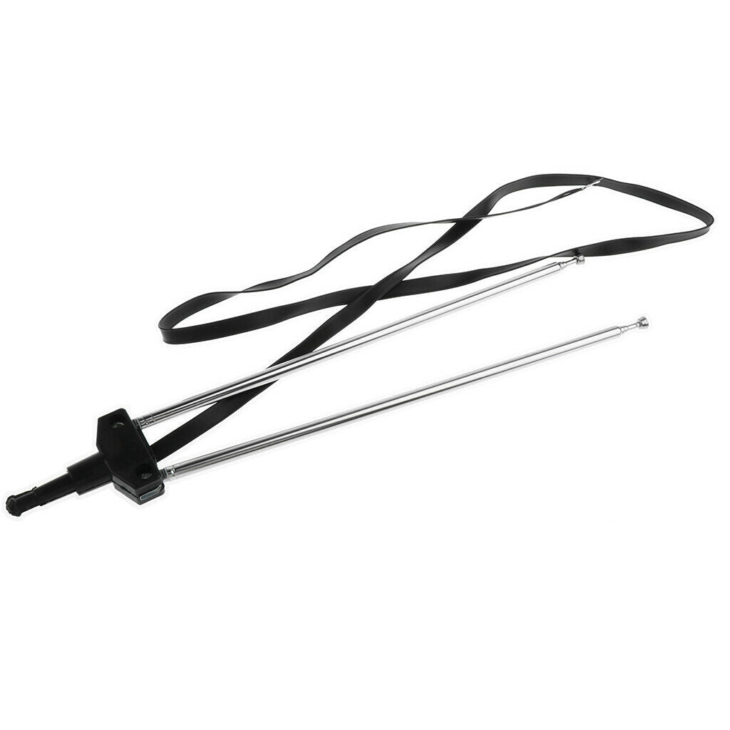 Handheld FM VHF Receiver Scanner TV Telescopic Metal Antenna 300 Ω