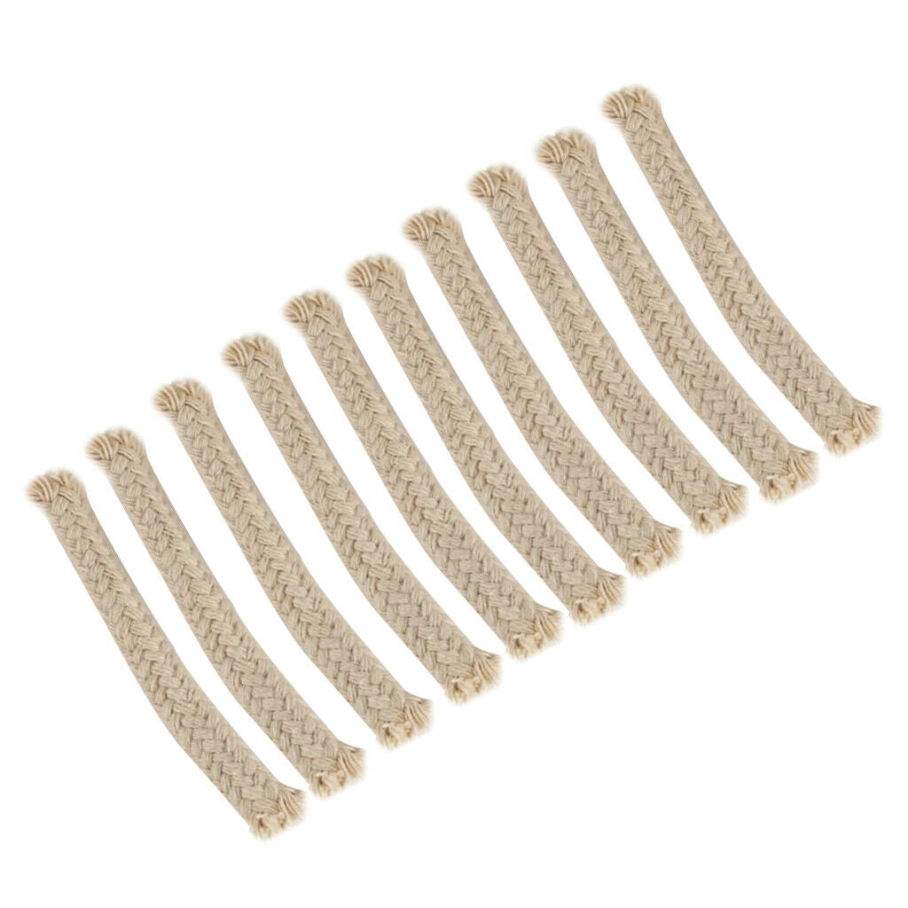 10 Pcs Alcohol Lamp Wicks Suitable For Siphon Pot, Beige Belgian Coffee Maker
