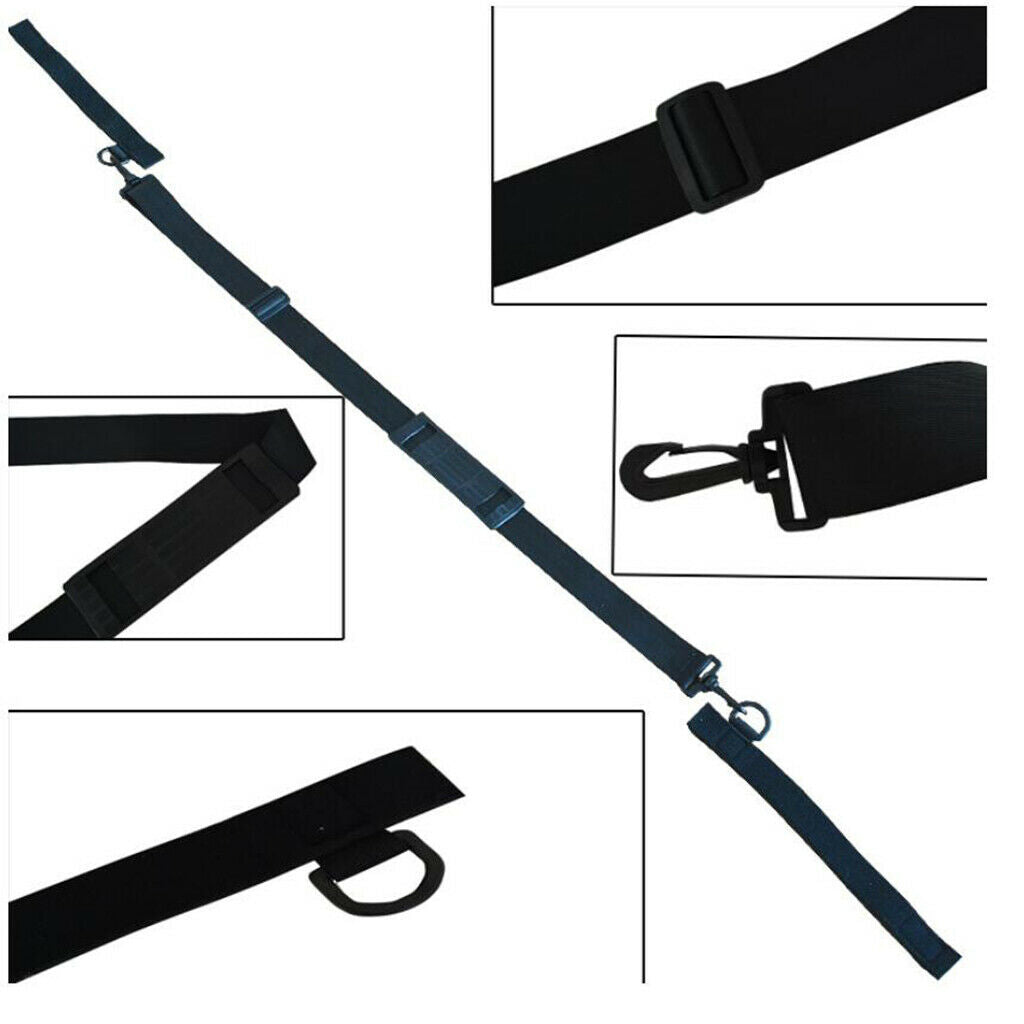 Fishing Rod Trackle Straps Belt Black Rod Accessory Rod Carrier for Trucks