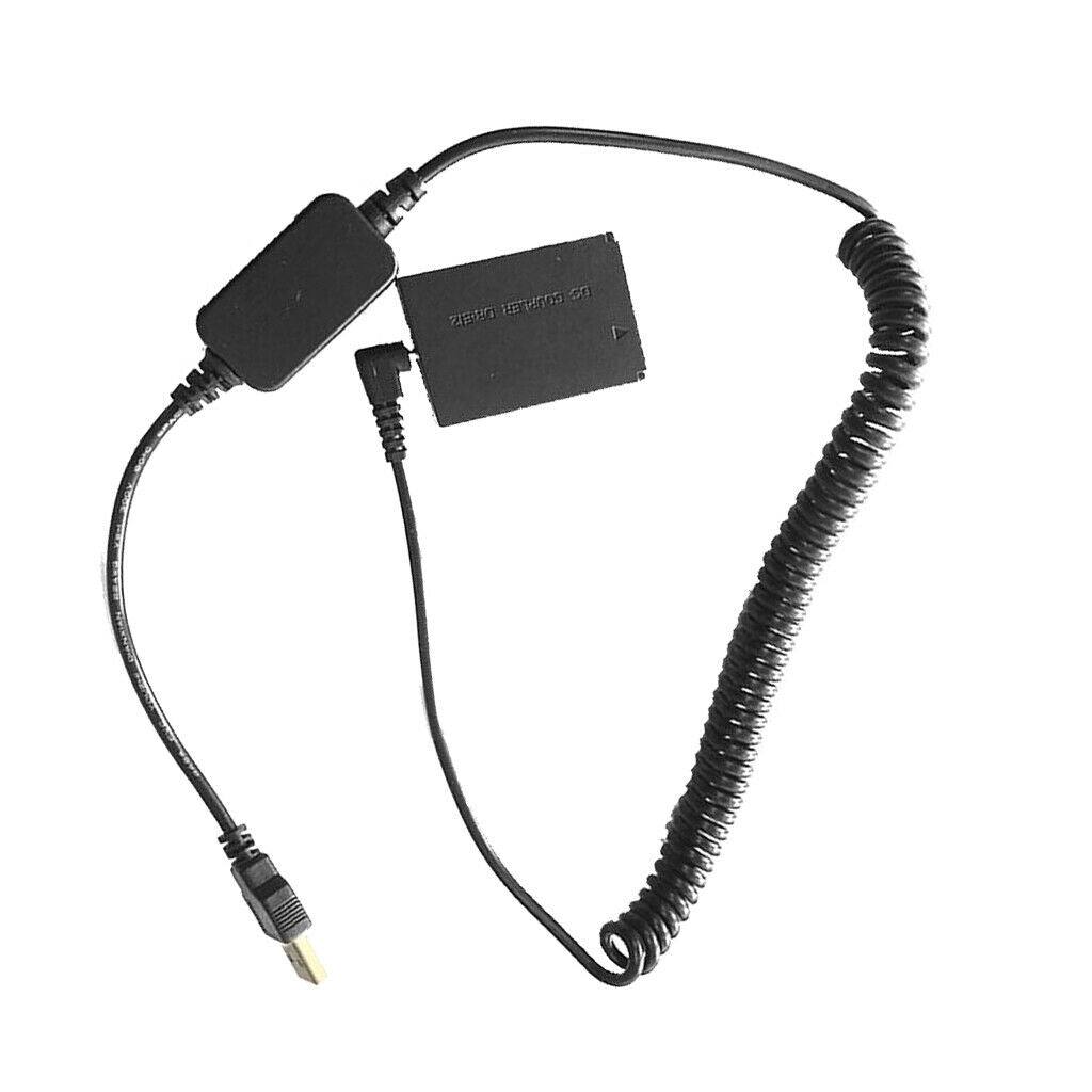LP-E12 dummy battery DR-E12 DC coupler with D-tap cable for Canon EOS M M2 M10