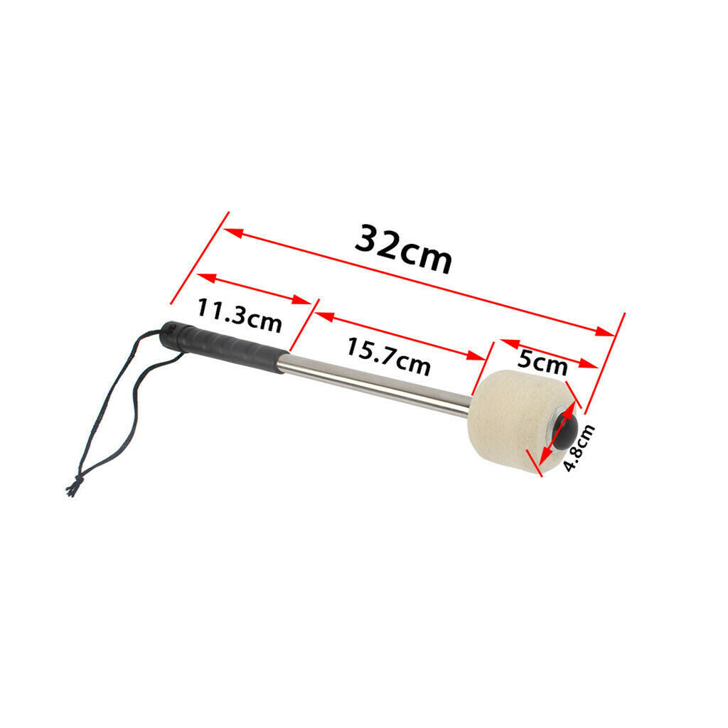 2PCS Innovative Bass Drum Mallet Drum Stick for Drum Percussion Drum Parts