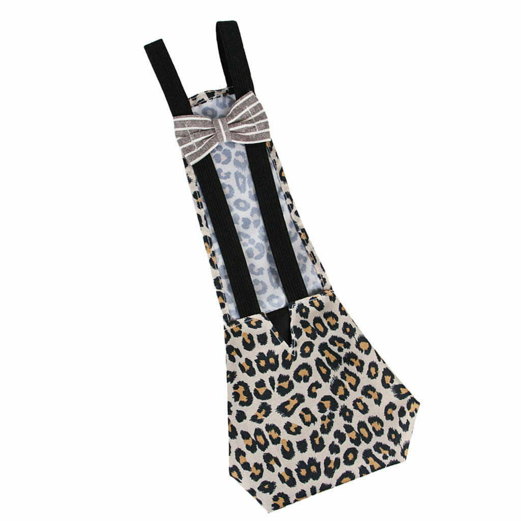Leopard Print Adjustable Pet Diaper Poultry Pee Pad for Chicken Duck Pigeon