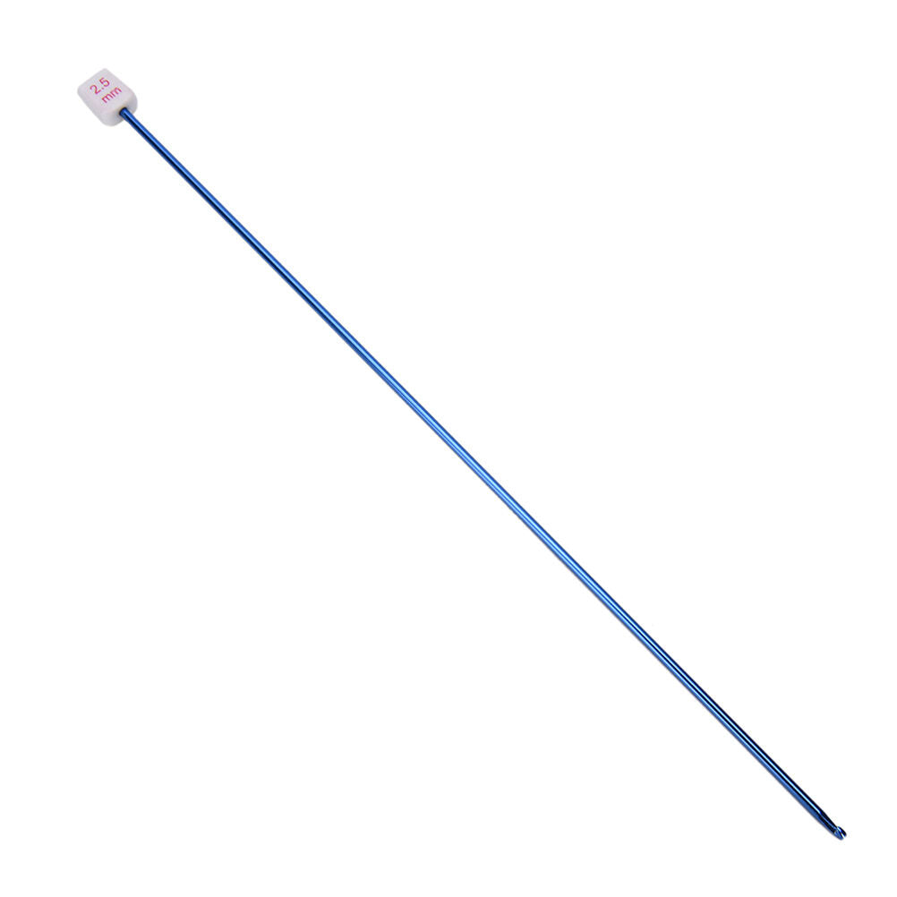 11X 10.6" multicolour Aluminum TUNISIAN / AFGHAN Crochet Hooks Needles 2- 8mm.DD