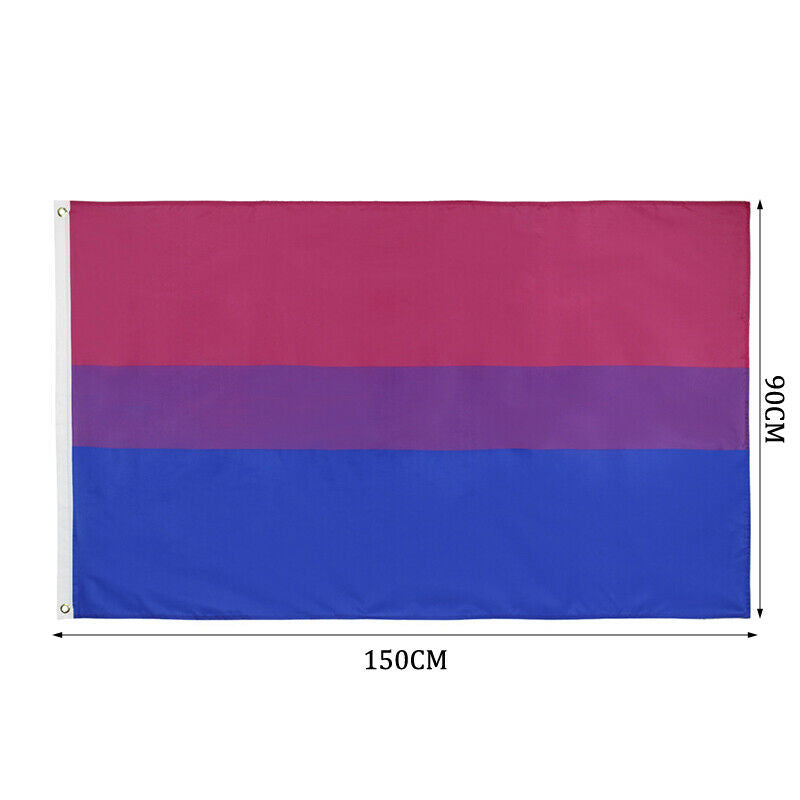 90x150cm Bi Pride Flag Of Bisexuality Home Decor Friendly Flag Banner Qx