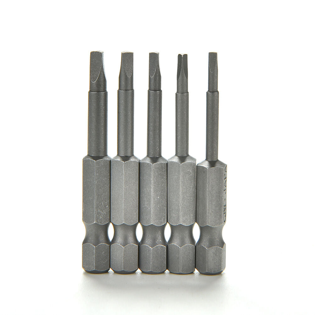 5X/Set Magnetic Triangle Head Screwdriver Bits S2 Steel 1/4 Hex Shank 50m.l8