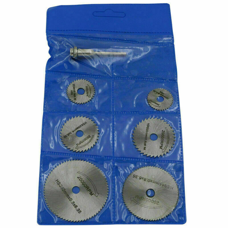 Circular Saw Disc Set Dremel Accessory Drill Rotary Tool Wood Cutting Blade
