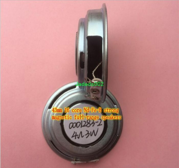 2pcs 43mm 3W 3Ω Ultra-thin full-range speaker 3ohm loudspeaker Audio Parts