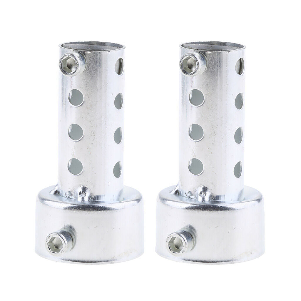 2pcs Universal Exhaust Baffle fit 80mm/3inch Drag Pipes Silencer (Baffle O.D.