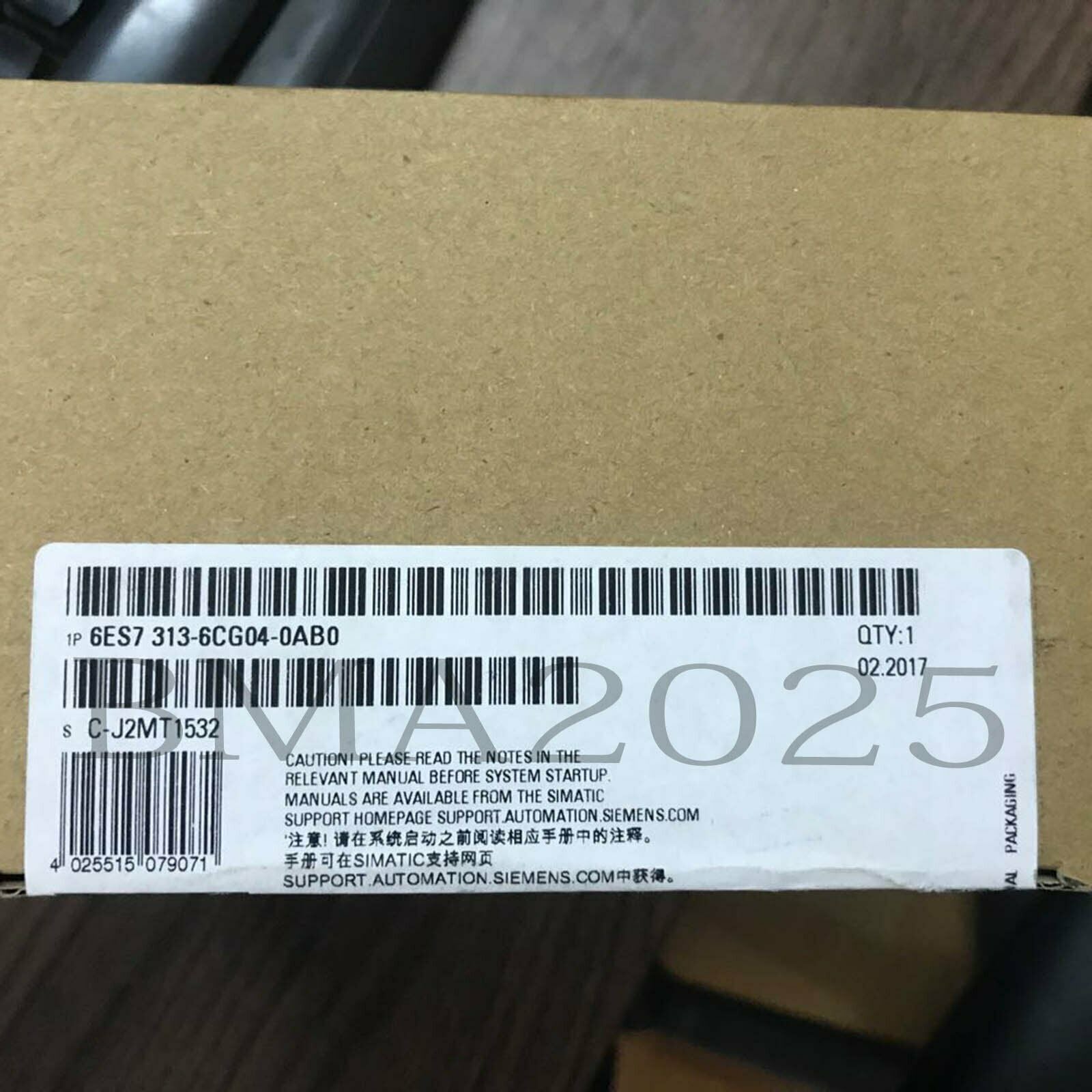 New 6ES7313-6CG04-0AB0 6ES7 313-6CG04-0AB0 1year warranty DHL free ship SM9T