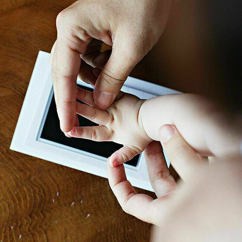 Non-Toxic Baby Hand Print Inkless Pad Touch Ink Newborn Footprint Kit Gift