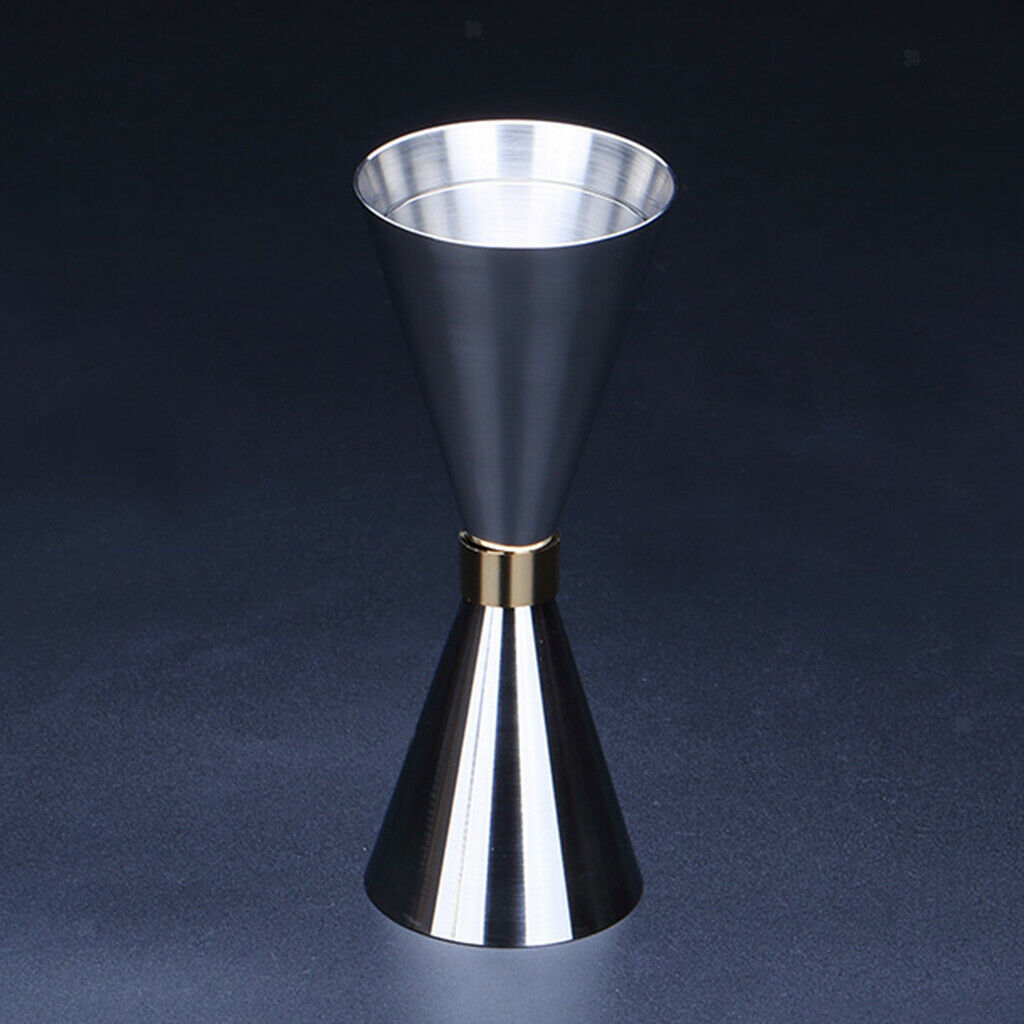 2 Pcs Stainless Steel Double Cocktail Jigger Bar Jigger 30&45ml and 45&60ml