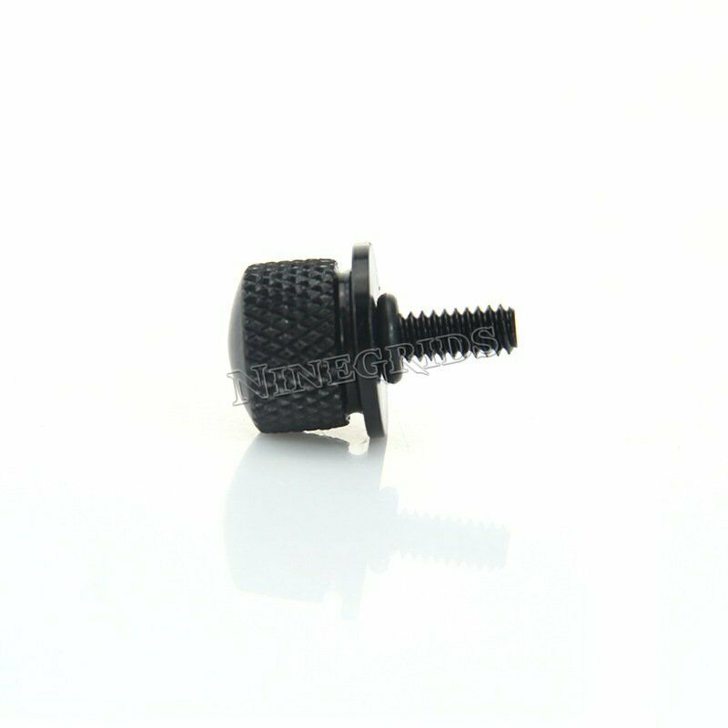 Black CNC Metal Plate/Fairing/Seat/Saddle Bolt Screw 6mm For HXXlXy Motorcycle