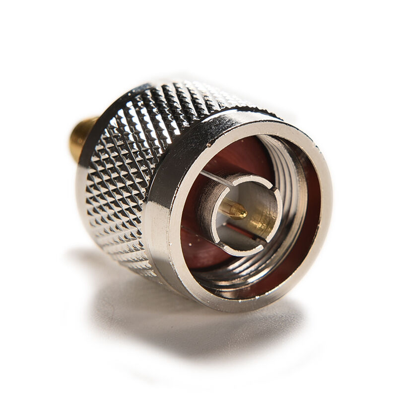 1pc Adapter N plug male to SMA female jack RF connector straight Silve.l8