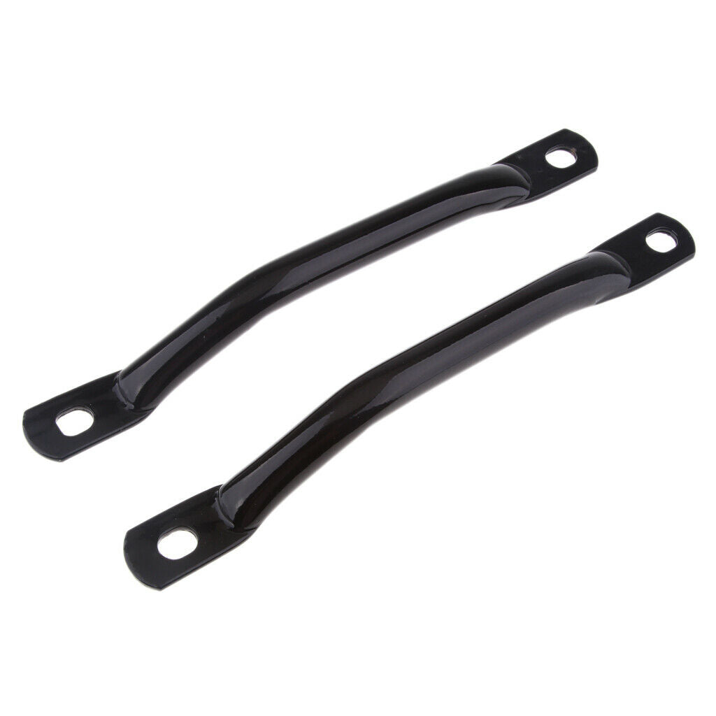 Motorcycle Universal Rear Passenger Pillion Seat Handle Grab Bar Hand Rail Black