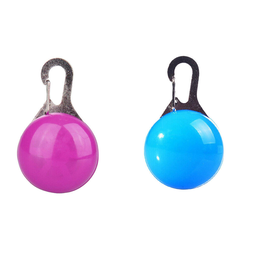 2 Pcs Pendant Light with Bulb Without Battery Pink + Blue Pet