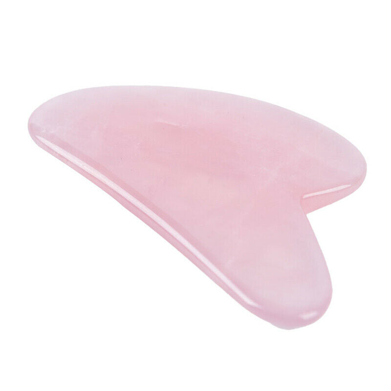 1PC Natural Quartz Jade Guasha Board Scraper Tools Board Massager Tool Re.l8