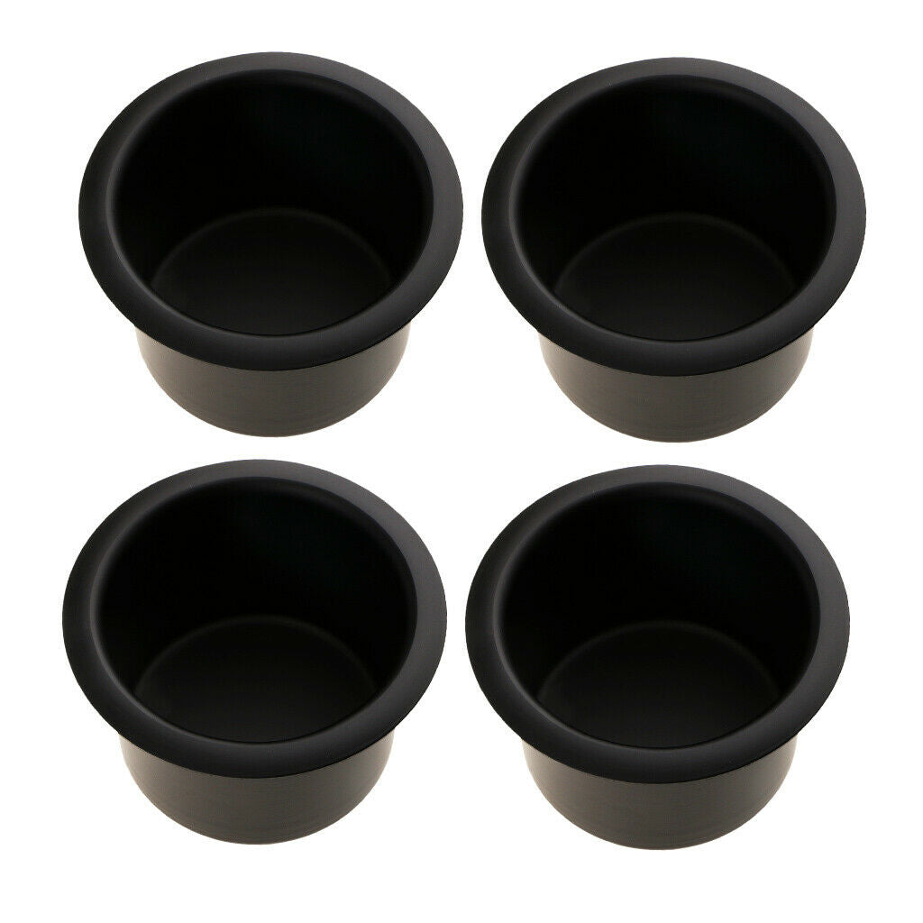 4pcs Aluminum Alloy Cup Drink Holder for Marine Boat Car Truck Camper RV