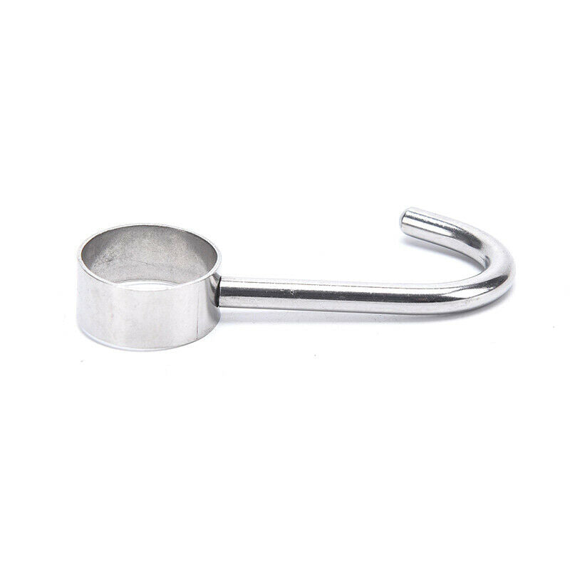 1Pc Kitchen Wall Mounted Coat Hooks Movable Stainless Steel Bathroom Ho.l8