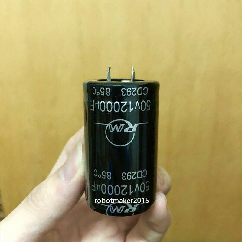 2 Pins 12000uf 12000mfd 50V 35*50 Electrolytic Capacitor CD293 series 85℃