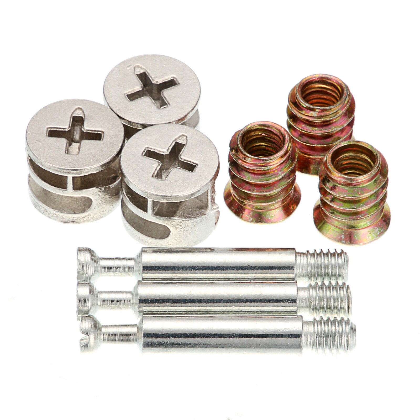 Pro 20 Pcs M6 Cage Nuts and Bolts Screws Steel Cabinet Furniture Cabinet Screw