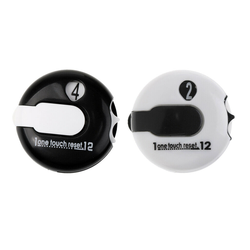 2pcs Golf Score Counter   Touch Reset Score Counter Attach to Glove or Bag