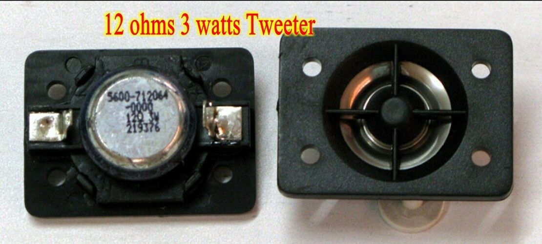 2pcs 1"inch Tweeter Speaker 12Ω 3Ｗ Strong magnetic Loudspeaker With panel