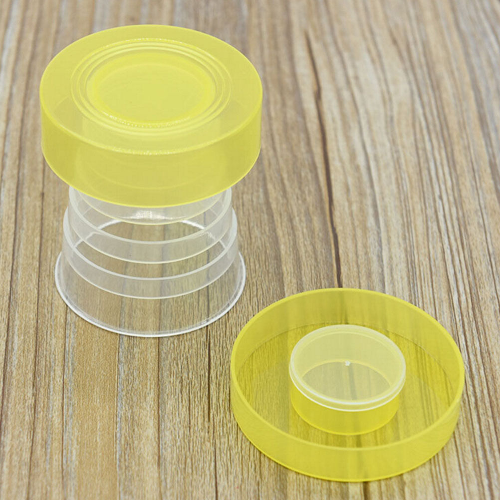 Plastic Folding Cup Telescopic Collapsible Outdoor Travel Camping new.A JfJCBDA