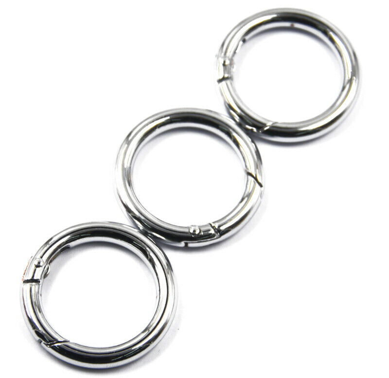 3pcs Multifunction Alloy Round  Keychain Carabiners Clip Clip