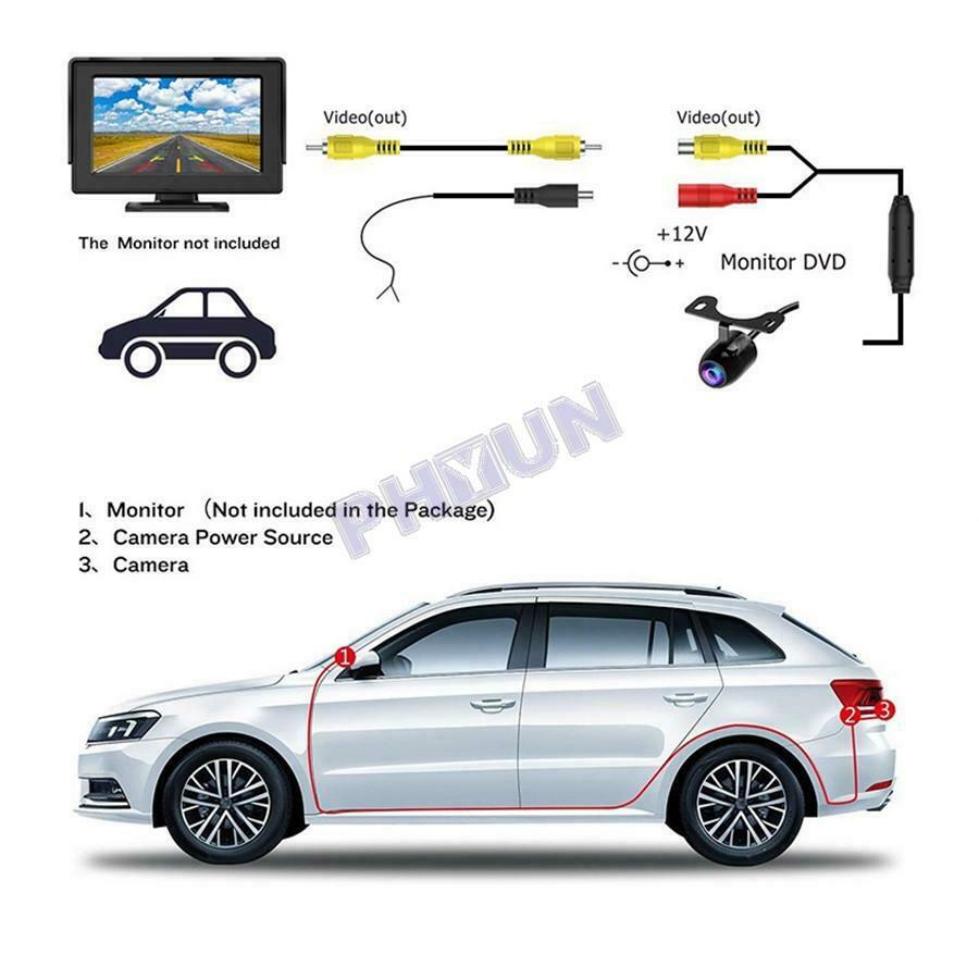 170 Degree Car Rear View Camera MINI Backup Camera HD Night Look Universal