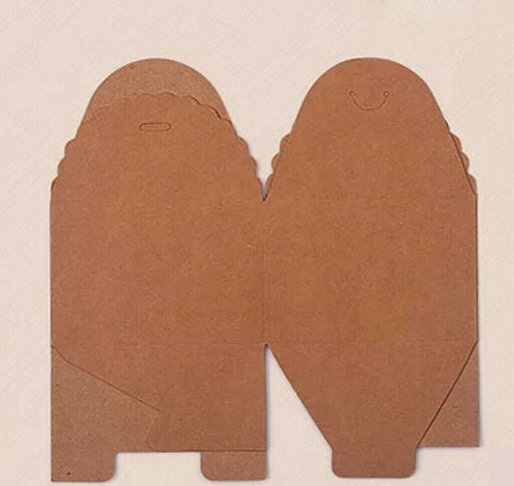 12pieces Kraft Paper Box Gift Box Mini Crafts Container Jewelry Organzier