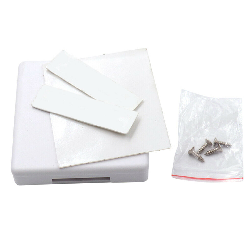 3x Plastic Drink Holder Folding for Marine Boats Cup Can Holder (White)