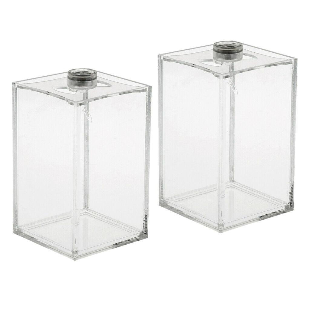 2pcs Mini Betta Fish Tank Tabletop New