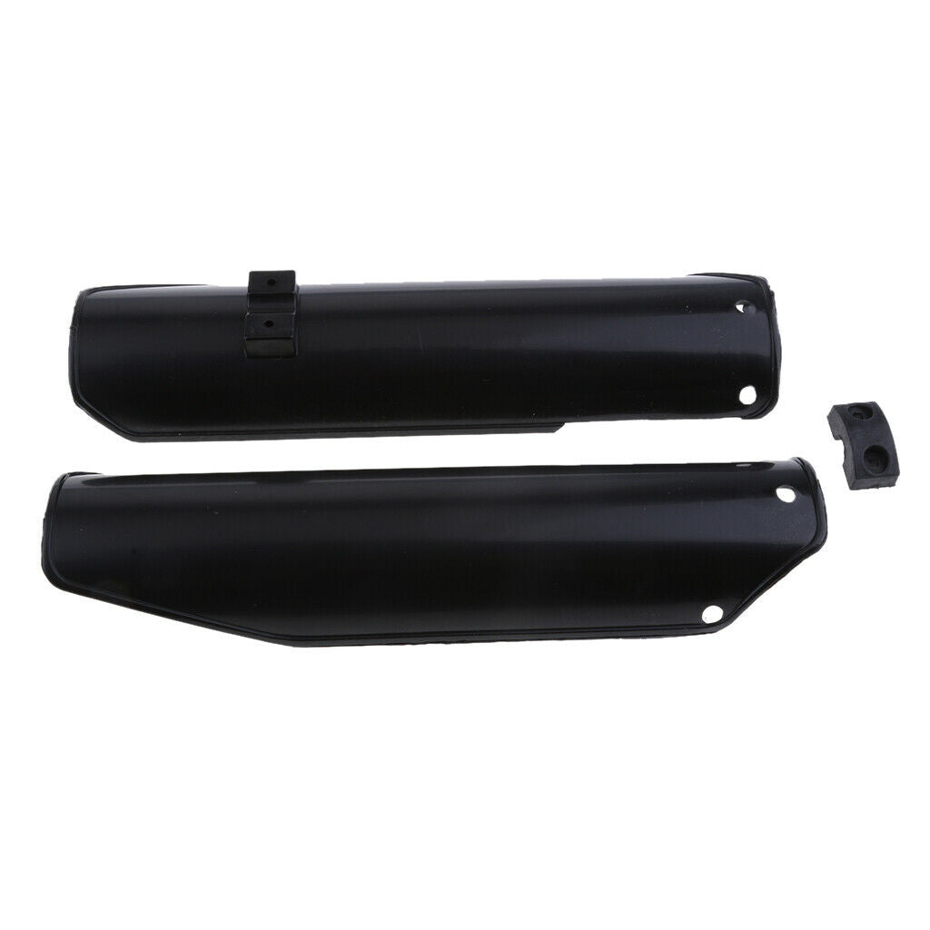 Black Front Fork Guard Fenders Cover Fit for 110cc 125cc Pit Trail Dirt Bike
