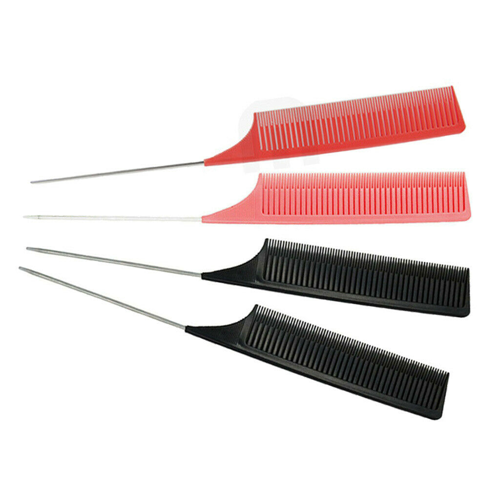 3x Pro Plastic Sectioning Weave Highlighting Foiling Hair Comb Styling