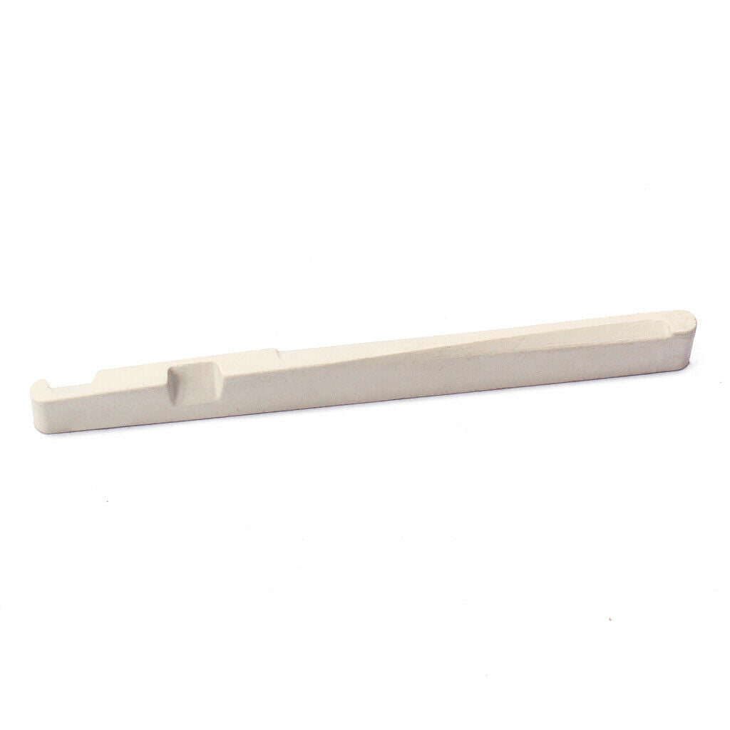 Guitar Bridge Replacement Bone Nut w/ Truss for Acoustic Folk Guitar Beige