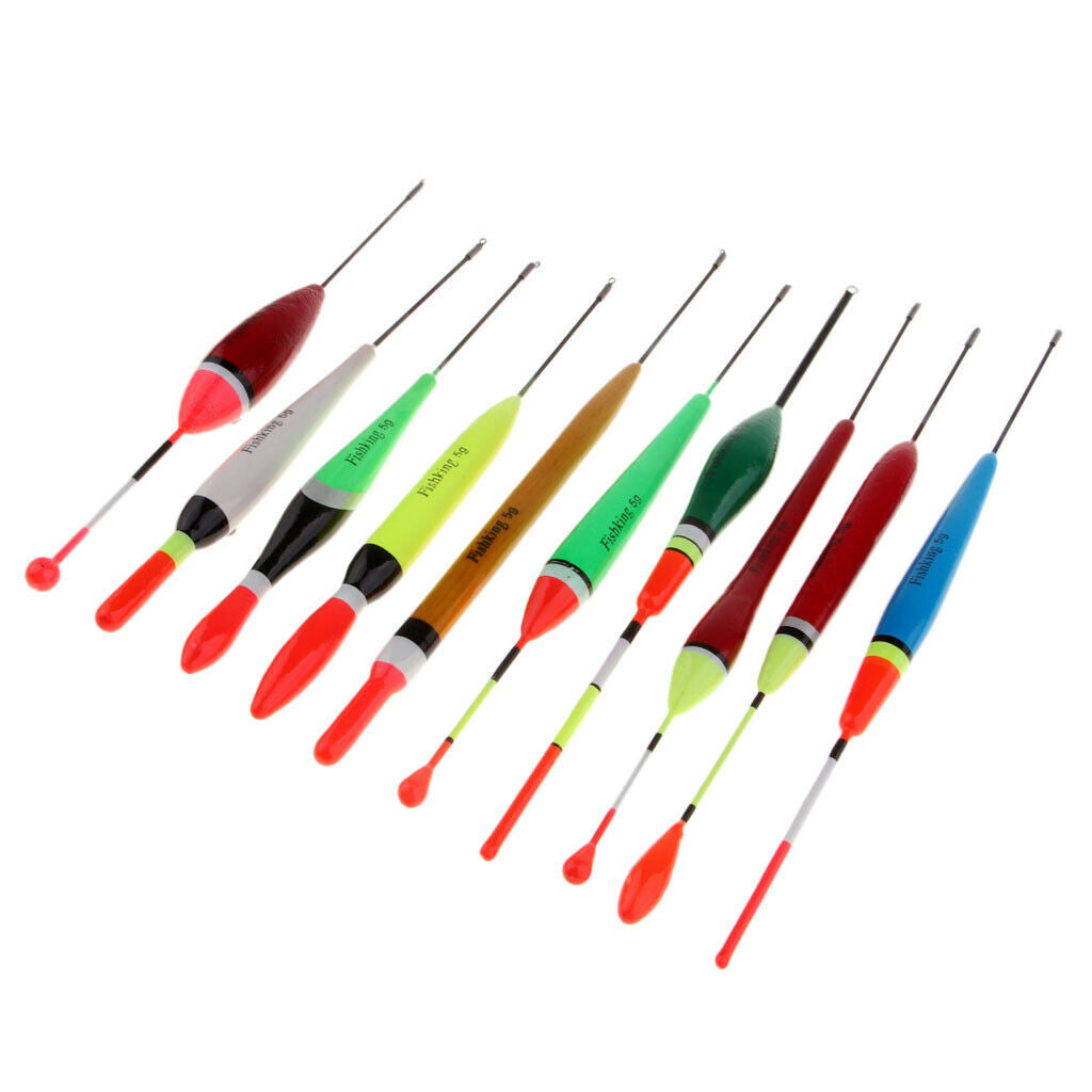 20Pcs Saltwater Fishing 4g 5g Balsa Wooden Floats Bobbers Crappie Panfish