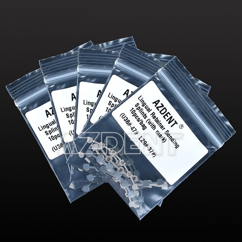 5 Packs AZDENT Dental Orthodontic Lingual Retainer Bonding Splits with Marks