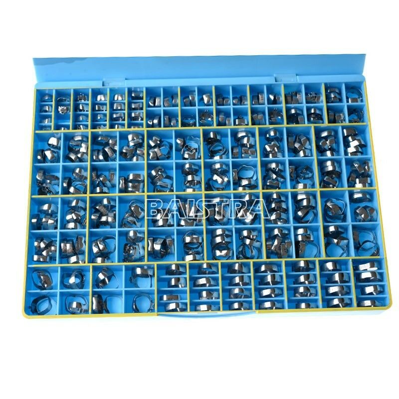 340PCS Dental Orthodontic Buccal Tubes Bands 1st Molar Sgl Roth .022 Welded Conv