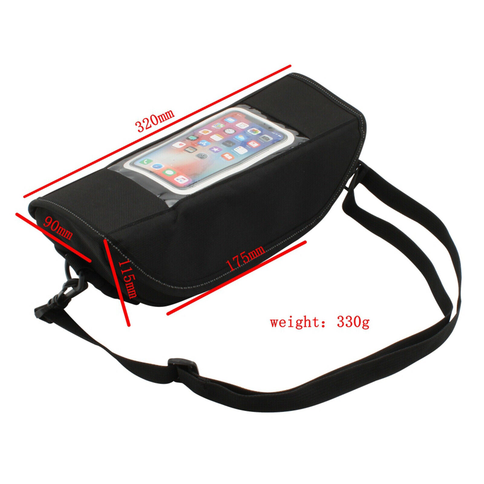 Linen Motorcycle Handlebar Bag Travel Bag for BMW R1200GS R1250GS R1250R