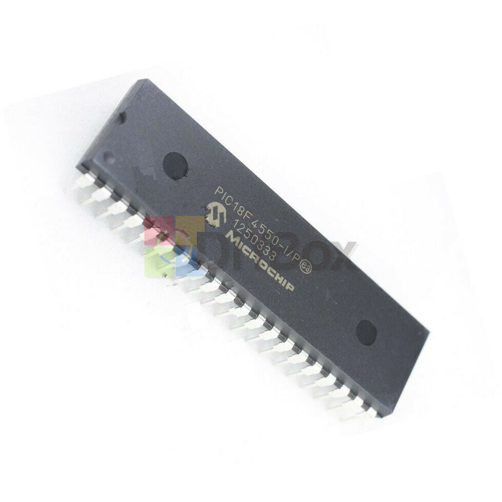 1PC PIC18F4550-I/P MICROCHIP PIC18F4550 DIP-40 CHIP IC NEW