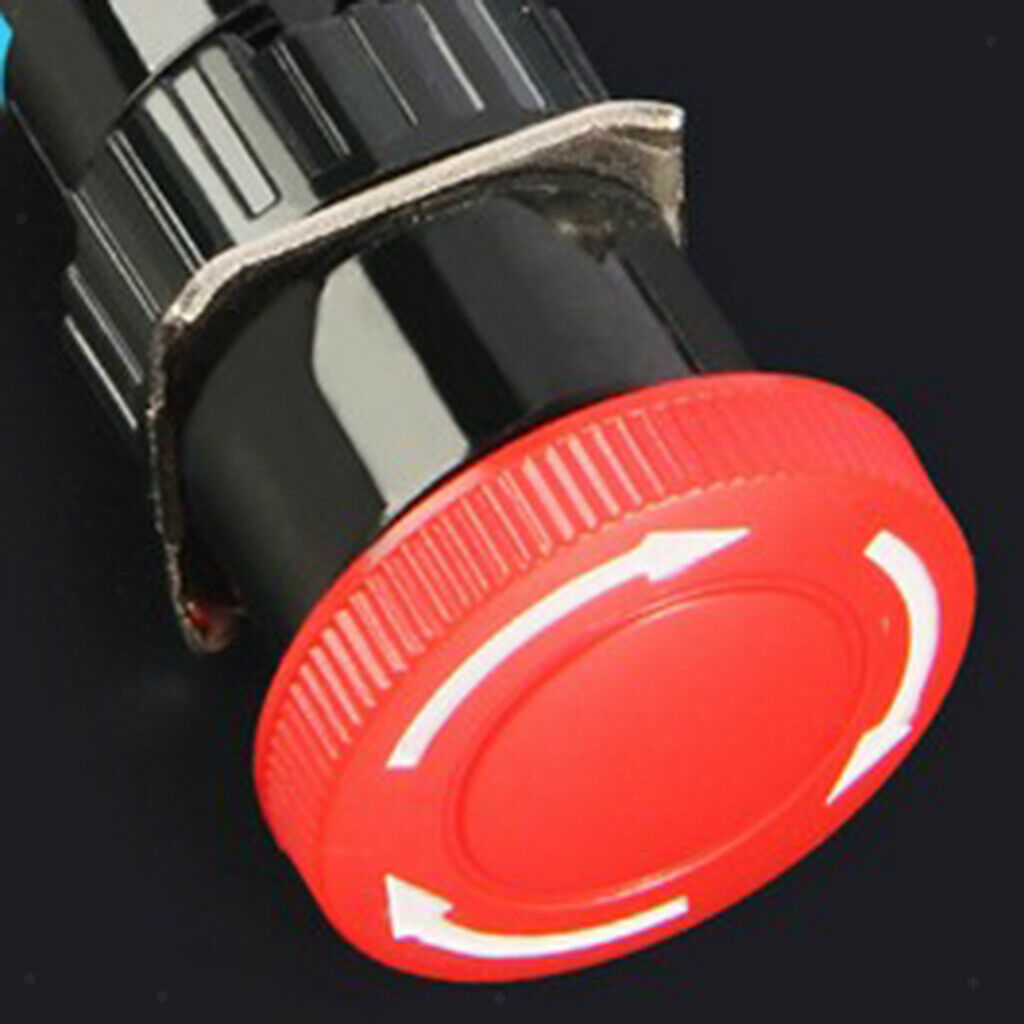 Latching Emergency Stop Push Button Switch Mushroom Emergency Stop Button