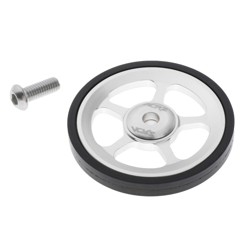2 Pieces Alloy Easy Wheel for Brompton Folding Bike Parts Wheel Components
