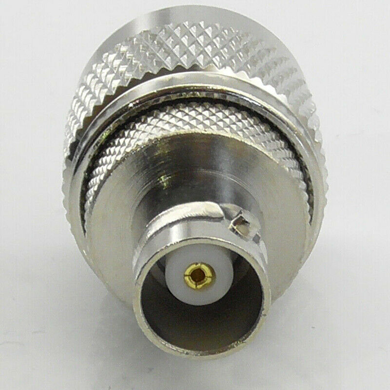 2x BNC Female To UHF PL259 RF Male Plug Socket Coaxial Coax Adaptor Convertor