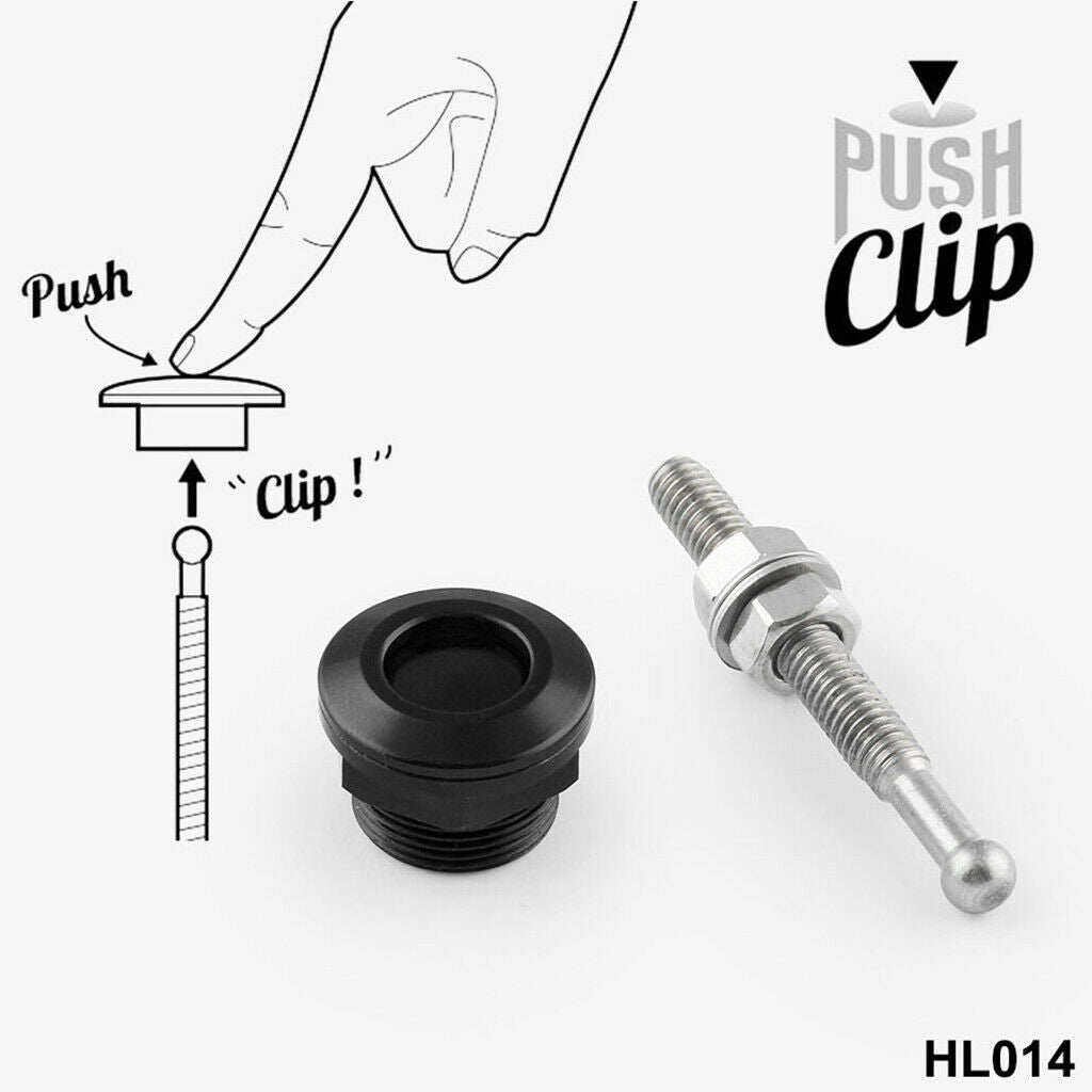 4 Pieces Stainless steel Universal Push Button Hood Pins Lock 22mm Diameter