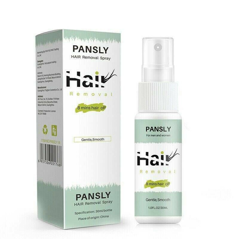 Spray&Wipe Hair Removal Spray Away Natural Painless Care Hair Remover 30ML