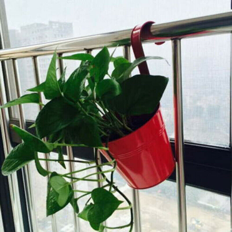 Hanging Flower Pots Hook Wall Pots Garden Pots Balcony Planters Met.l8